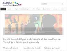 Tablet Screenshot of chsctaudiovisuel.org